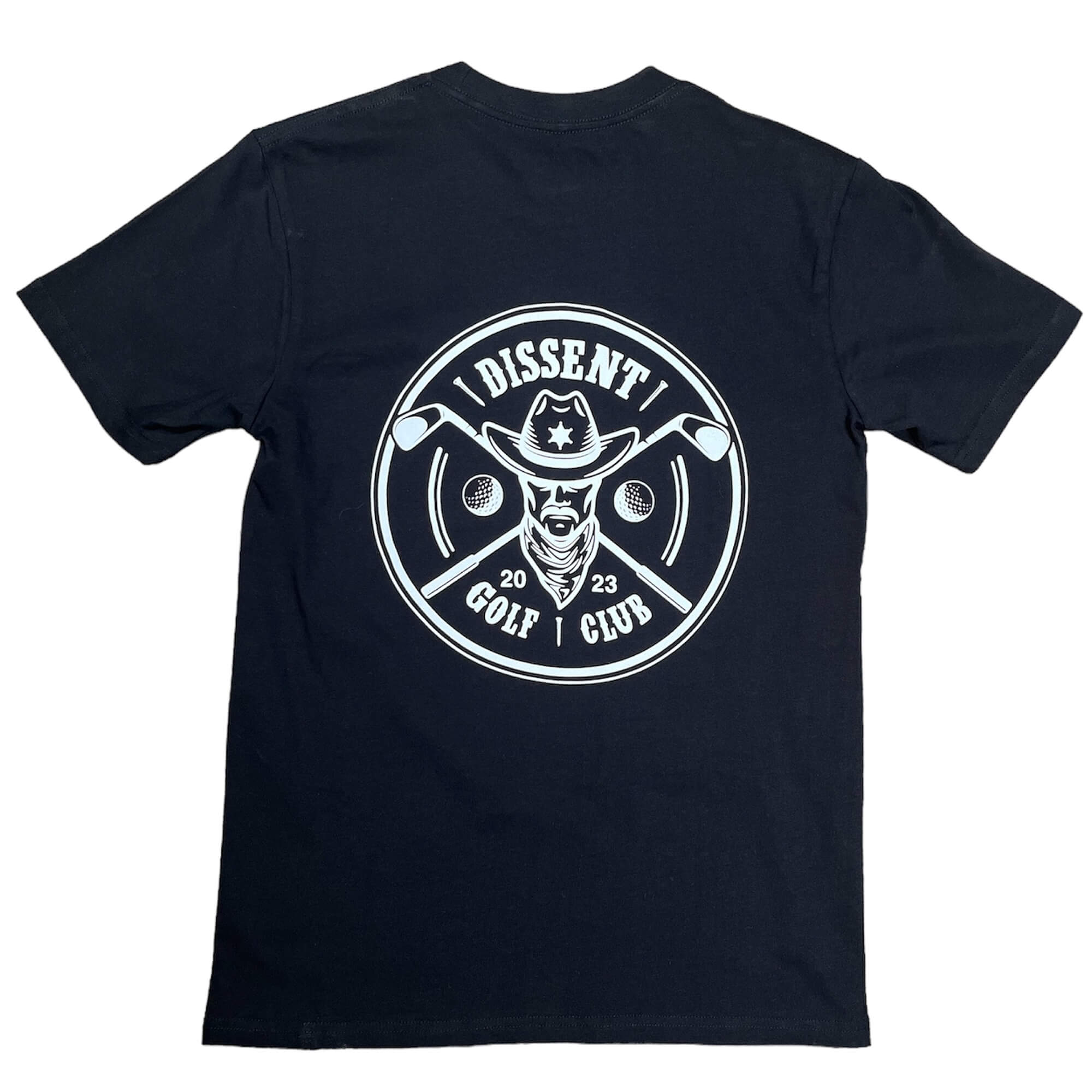 Dissent Golf Club Bandit Logo T-Shirt Black