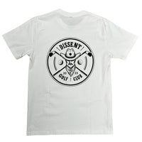 Dissent Golf Club Bandit Logo T-Shirt White