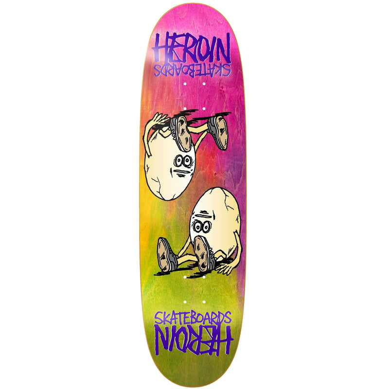 Heroin Skateboards Egg Rainbow Deck 8.75"