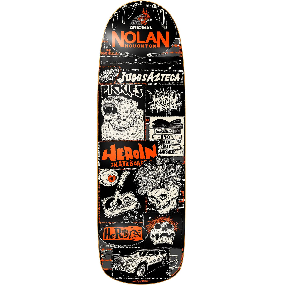 Heroin Skateboards Nolan Original Deck 9.6"