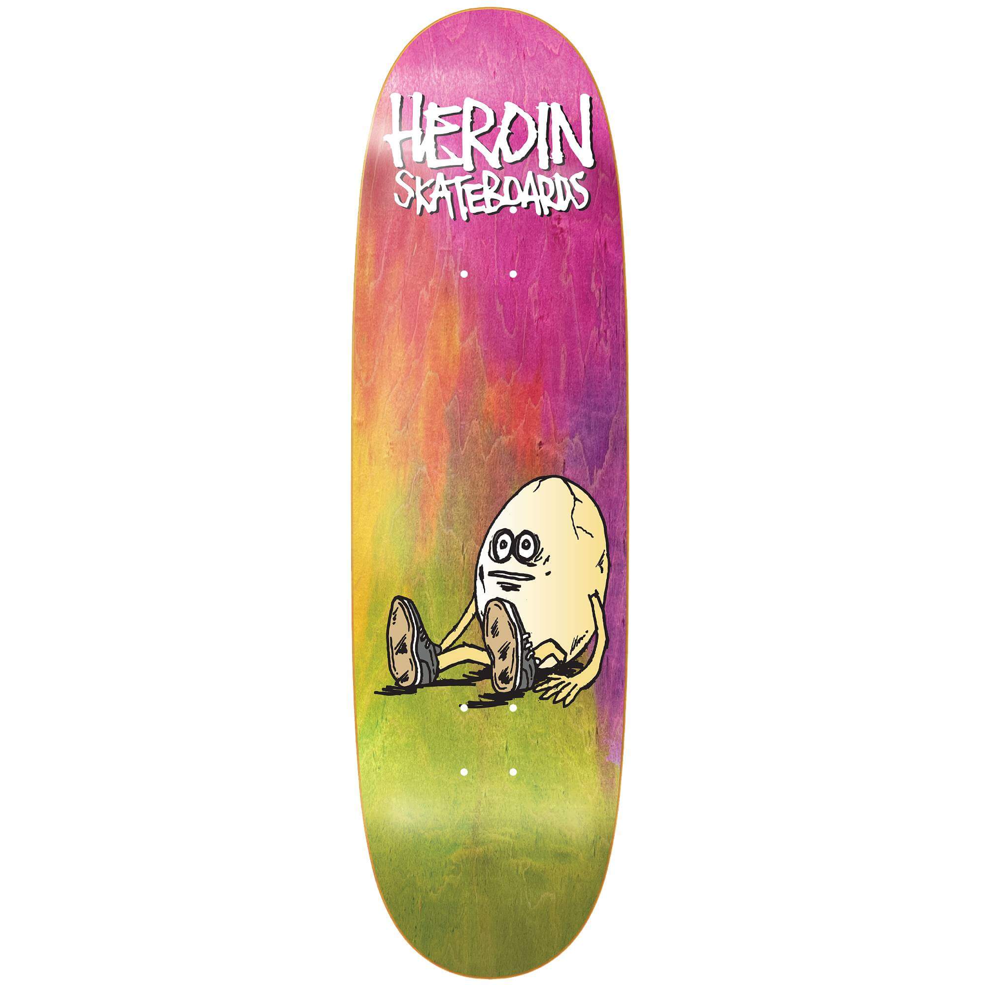 Heroin Skateboards Rainbow Egg Deck 9.125"