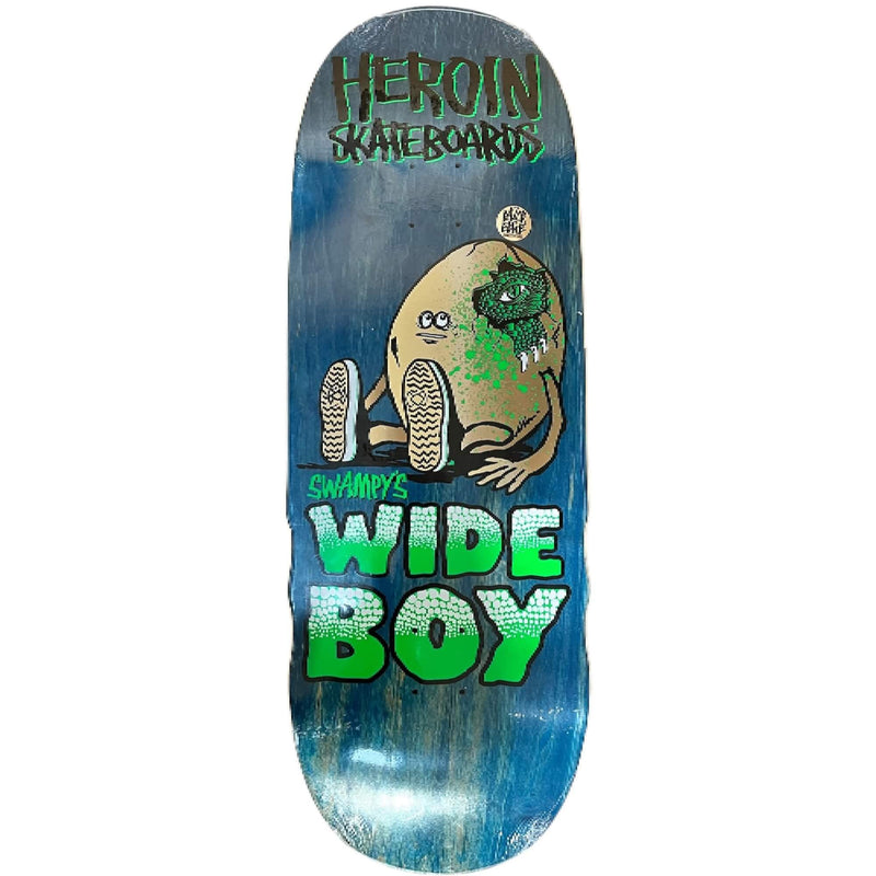 Heroin Skateboards Swampy's Wide Boy Deck 10.75"