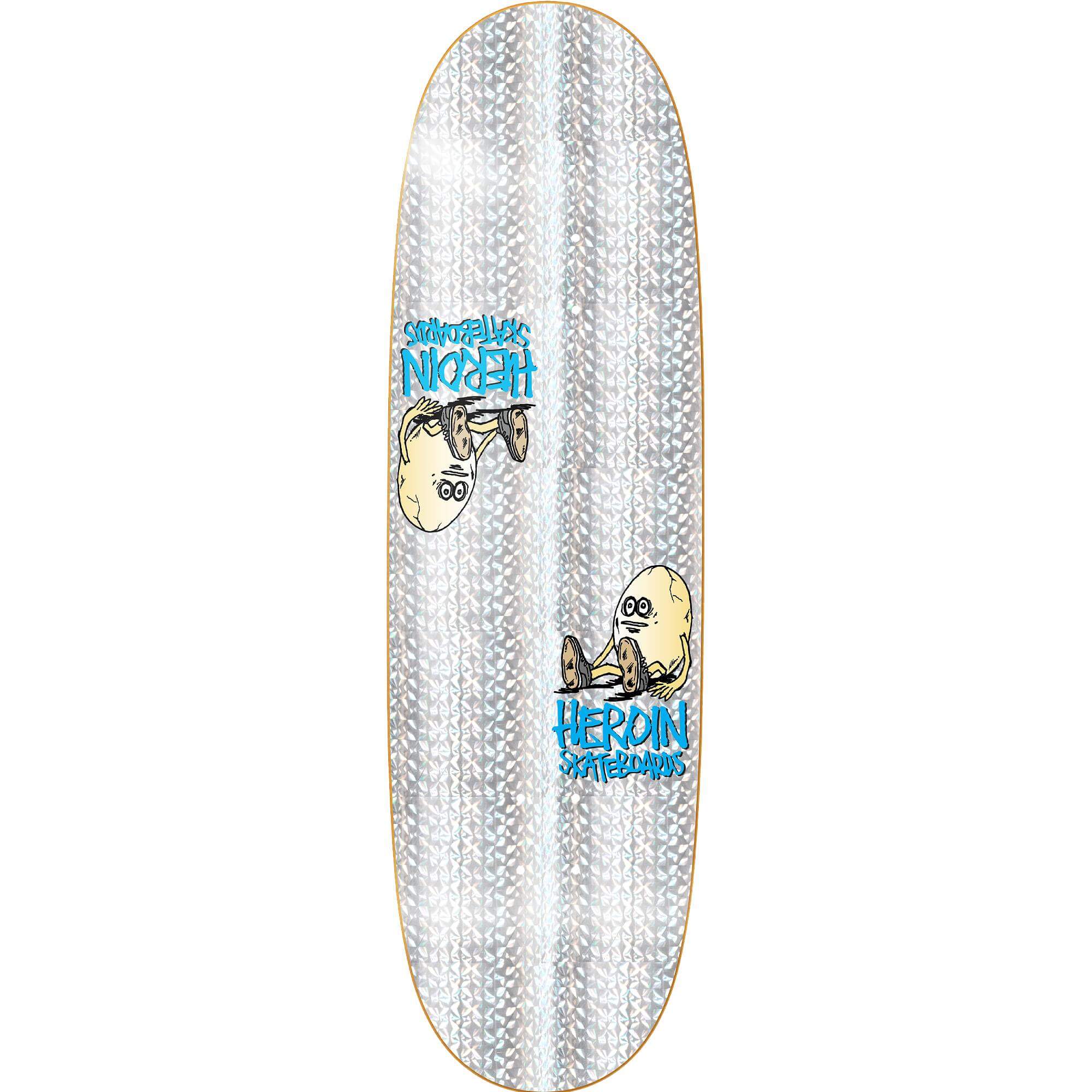 Heroin Skateboards Symmetrical Holo Egg Deck 9.25"