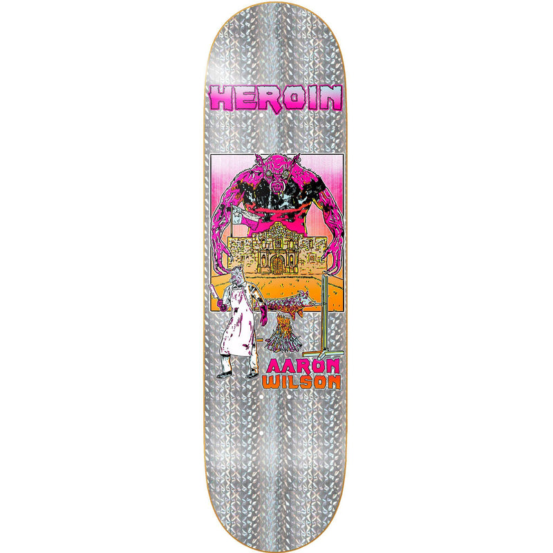 Heroin Skateboards Hellscape Aaron Wilson Deck 8.5"