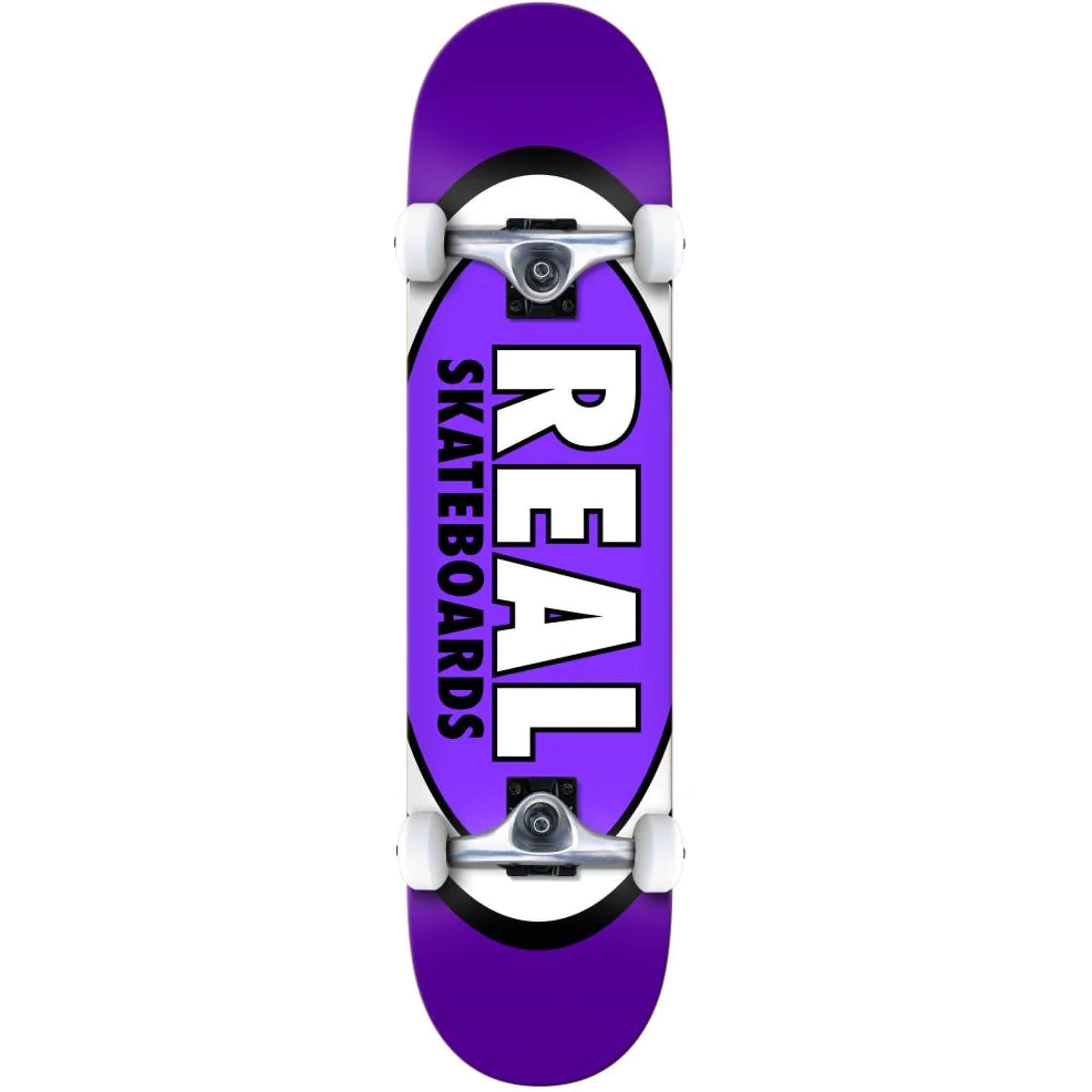 Real Classic Oval Complete Skateboard Purple 8.25"