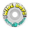 Snot Wide Boys Skateboard Wheels 52mm Glow In Dark