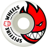 Spitfire Bighead Wheels White Red 52mm